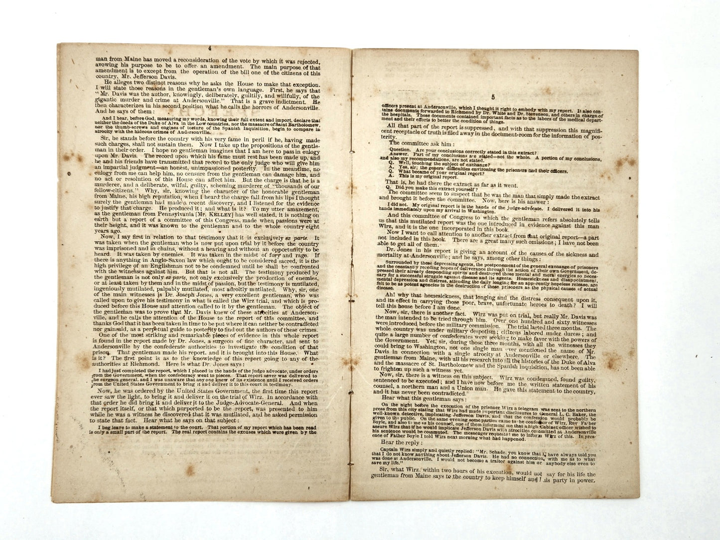 Speech of Benjamin H Hill of Georgia on the General Amnesty Bill