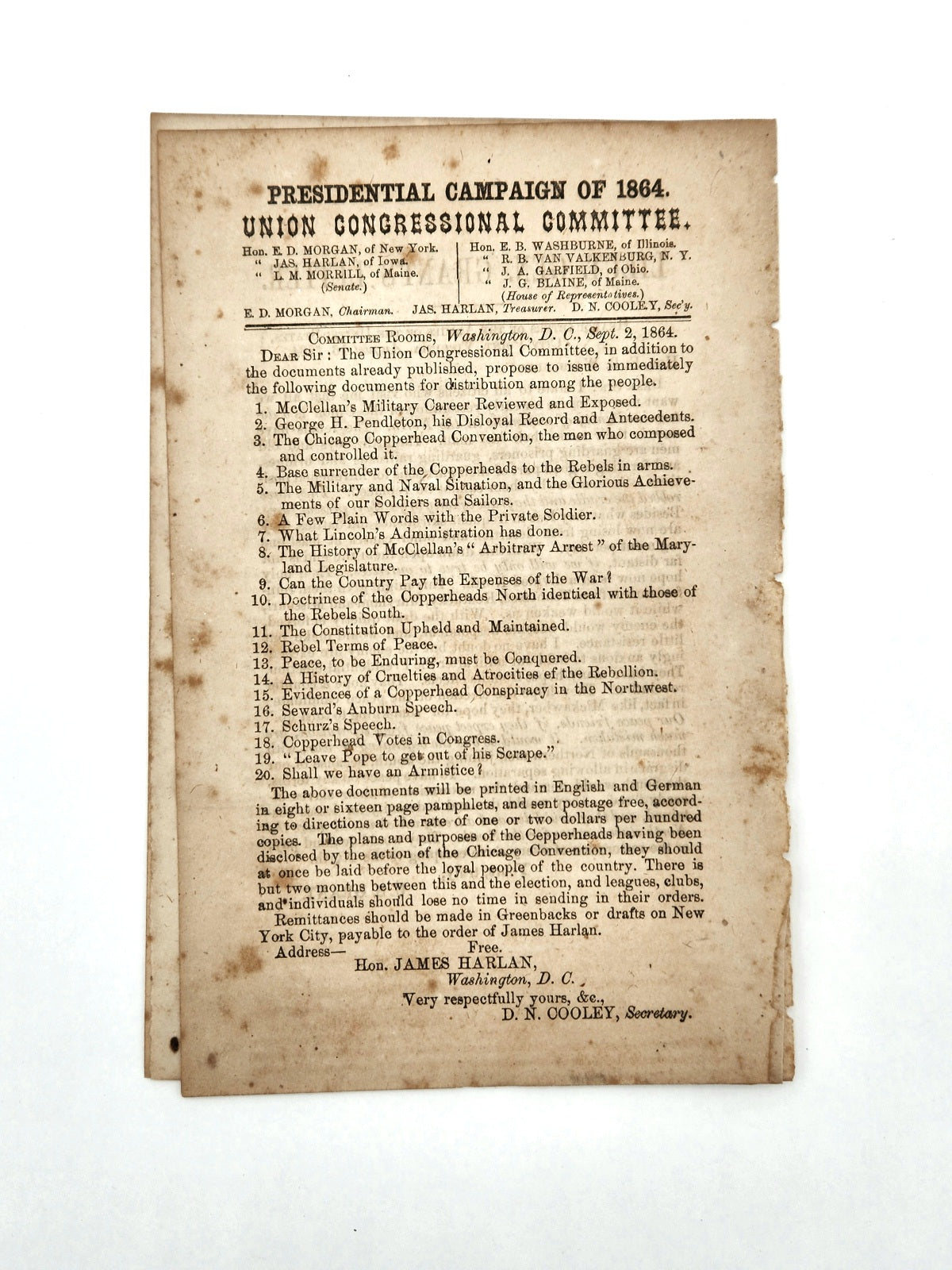 Reply of Major General Sherman to the Mayor of Atlanta