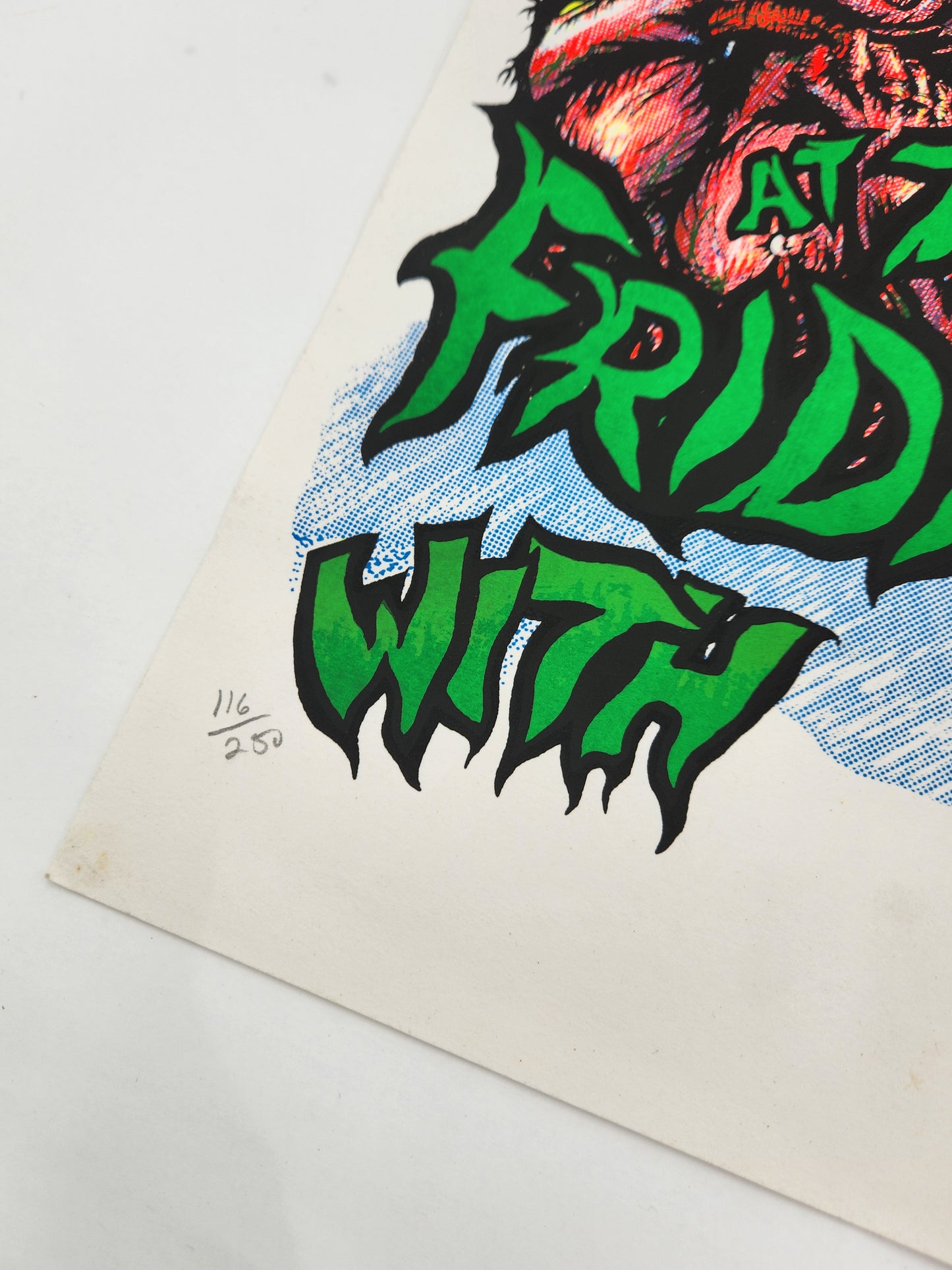 Rare Marilyn Manson Tipitina's Signed and Numbered Poster