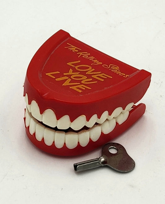 Rolling Stones Chatter Teeth: Love You Live W/Key & Box