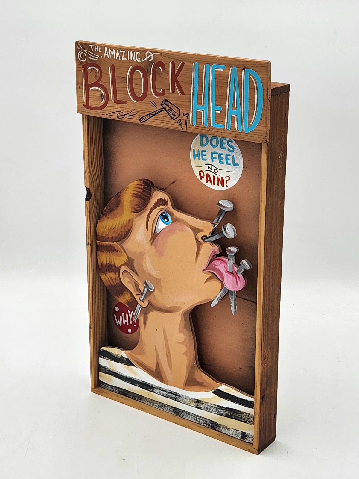 The Amazing Blockhead - Original Art by Rachaela DiRosaria