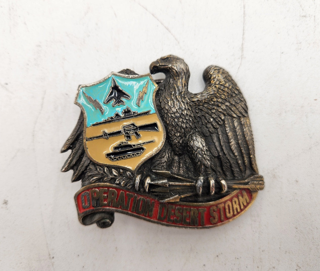 Operation Desert Storm Belt Buckle