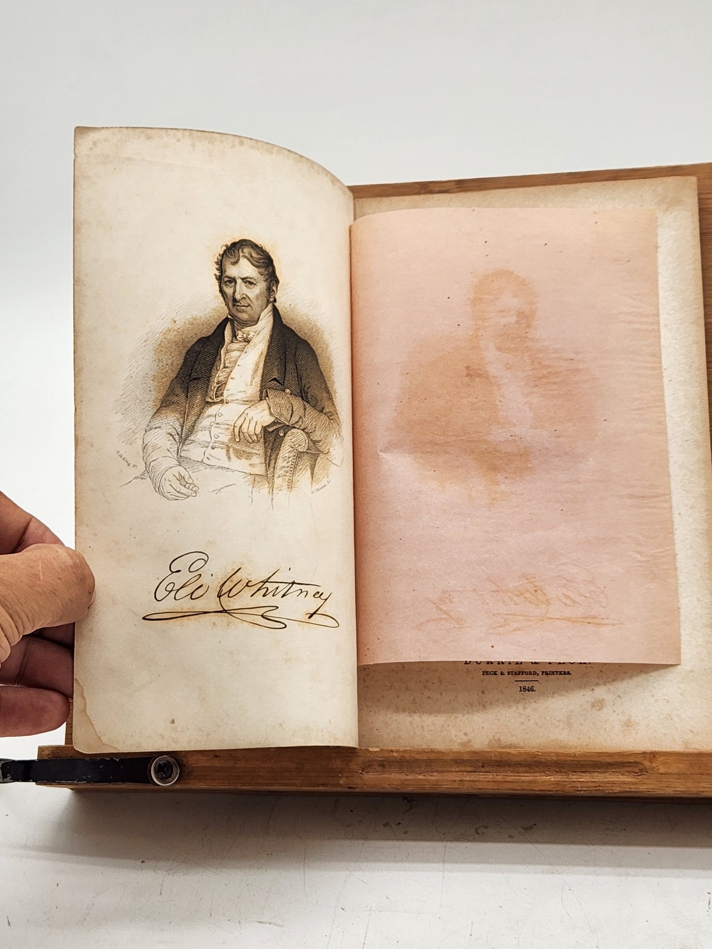 First Edition Memoir of Eli Whitney - 1846