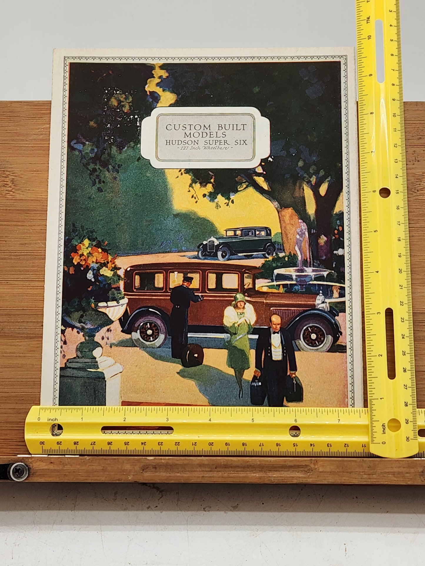 Brochure for the Hudson Super Six Custom Built Models