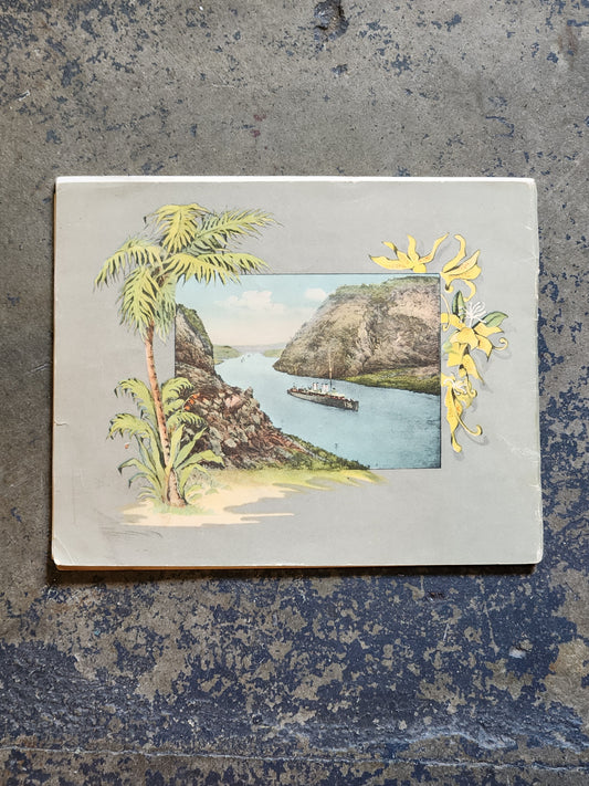 1927 Souvenir of Panama and the Canal – I.L. Maduro’s Souvenir Store – Photo Booklet with Map & Images