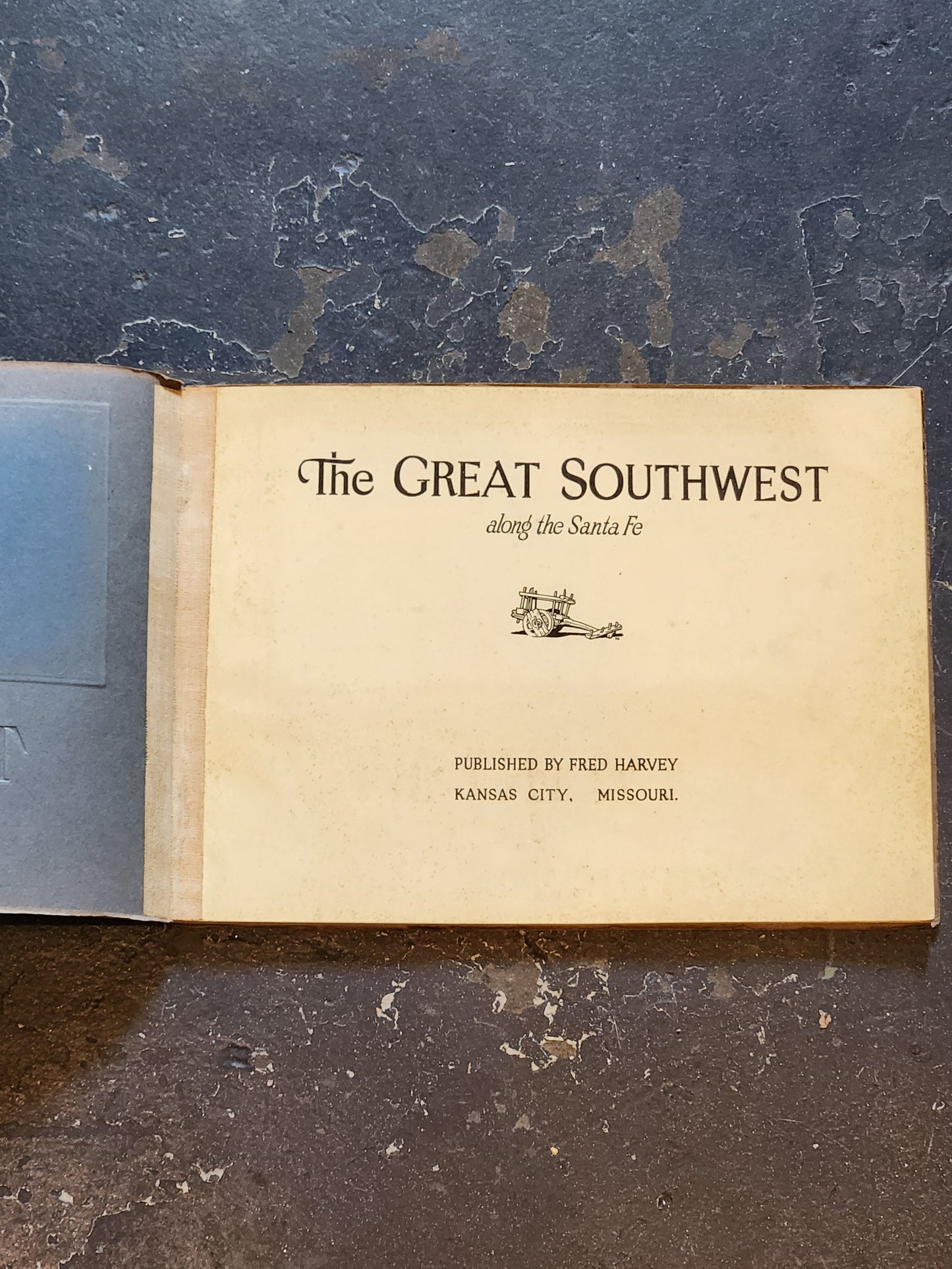The Great Southwest Along the Santa Fe – Fred Harvey 9th Edition Antique Travel Booklet c.1910s