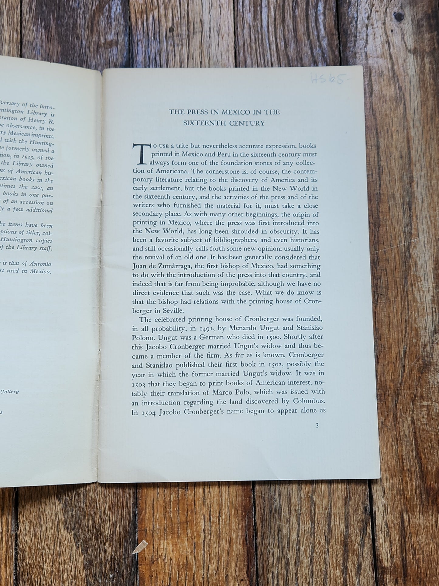 Mexican Imprints 1544–1600 Exhibition Catalog Henry R. Wagner Huntington Library 1939 Ward Ritchie Press