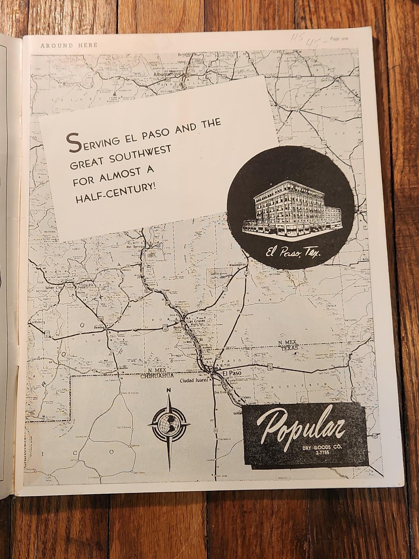 1952 Around Here The Southwest Magazine West Texas & New Mexico