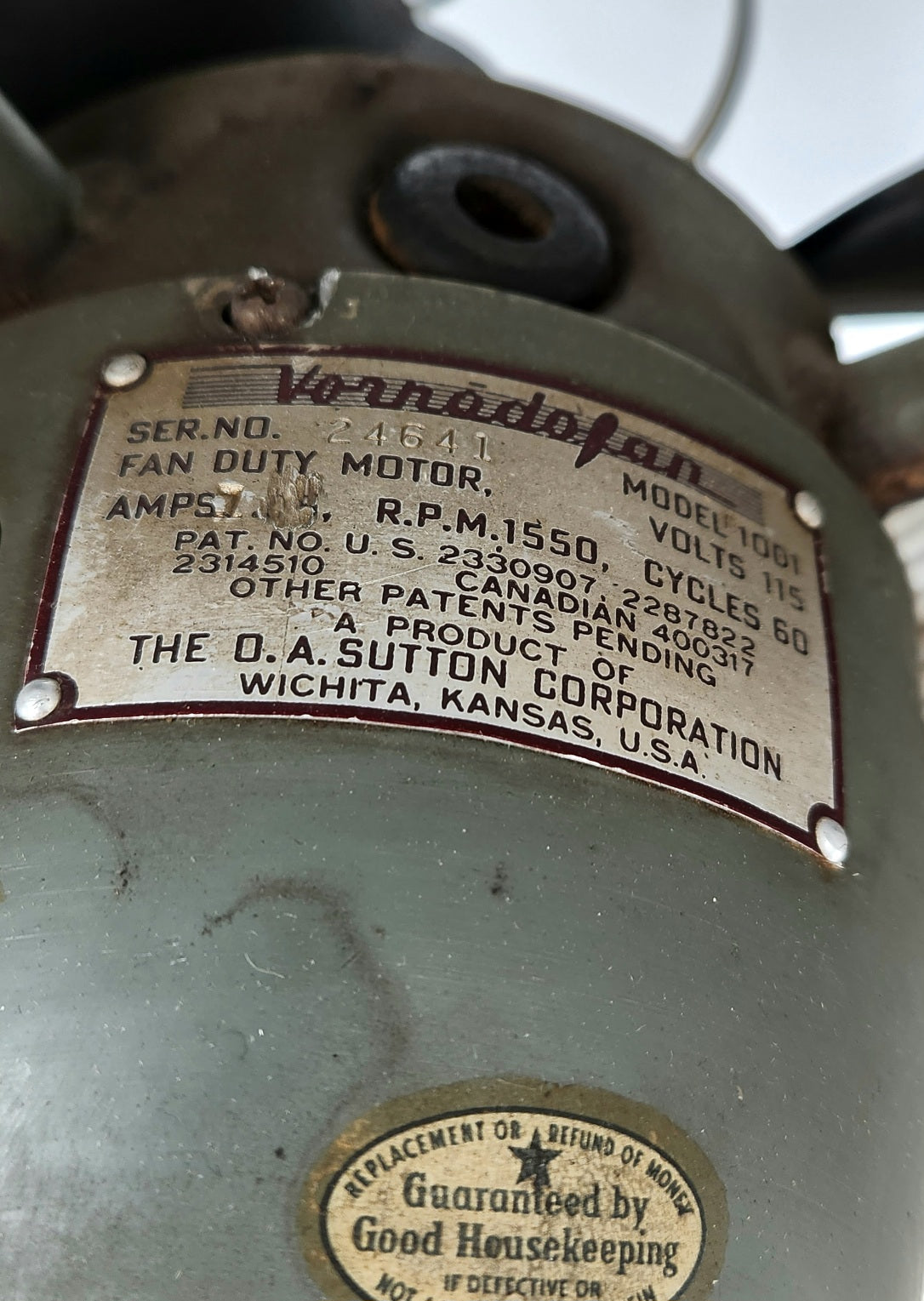 1940s Atomic Age Vornado Fan