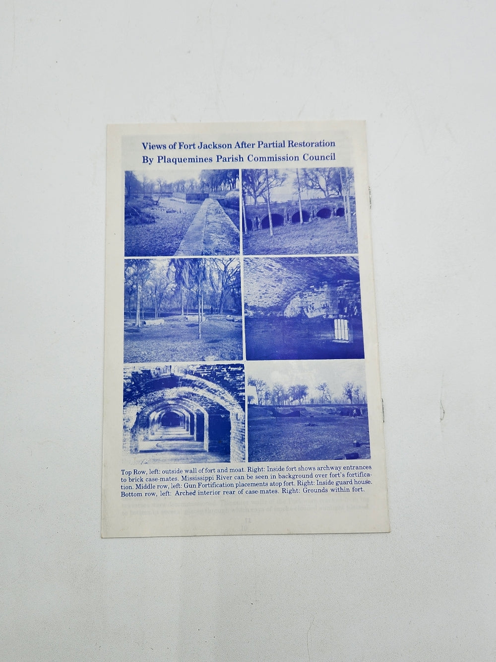 Plaquemines Parish Fort Jackson 1960s Booklet