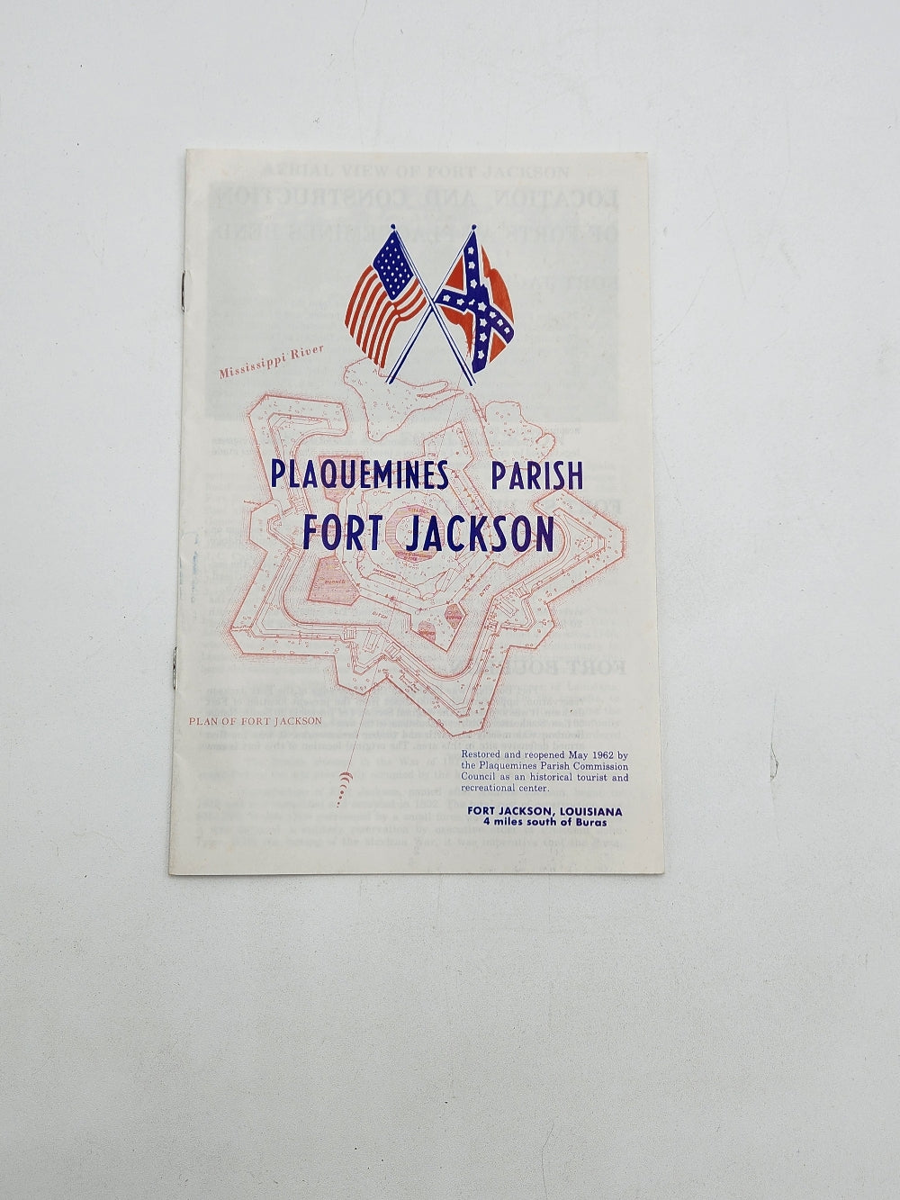 Plaquemines Parish Fort Jackson 1960s Booklet