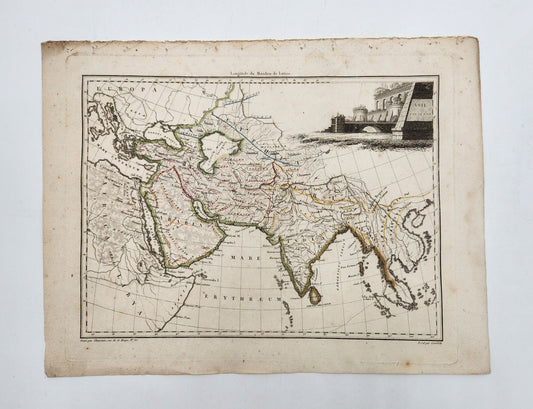 Historic Map - Asia, Asie, 1812, Conrad Malte-Brun