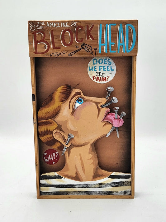 The Amazing Blockhead - Original Art by Rachaela DiRosaria