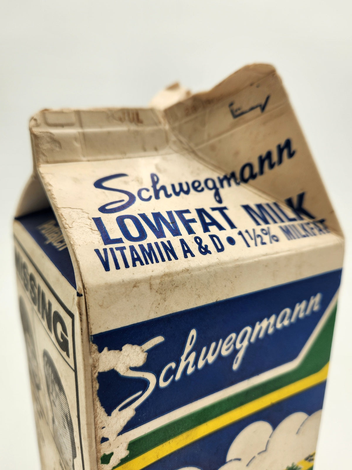 Schwegmann's Milk carton Missing kids