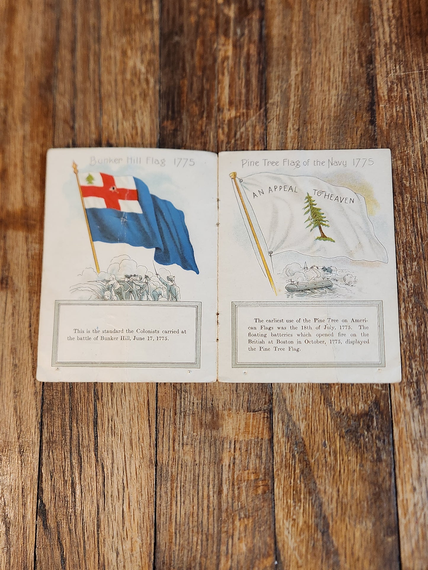 Antique Chase & Sanborn History of the American Flag Booklet Patriotic Ephemera