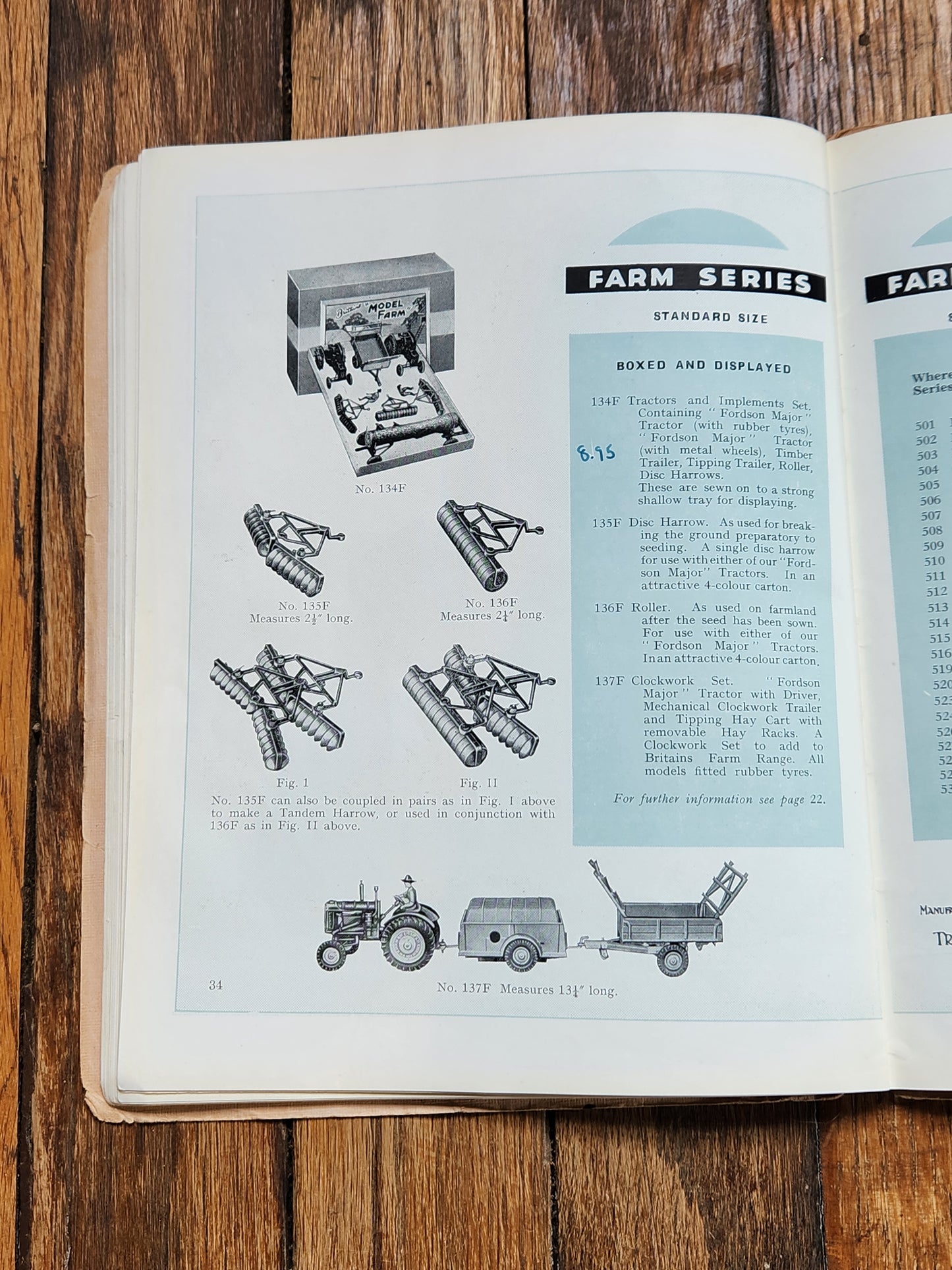 Britains Ltd 1951 Catalog 106th Edition + Inserts “New Lines” & “S&P Fort Range” Toy Soldiers Zoo Farm