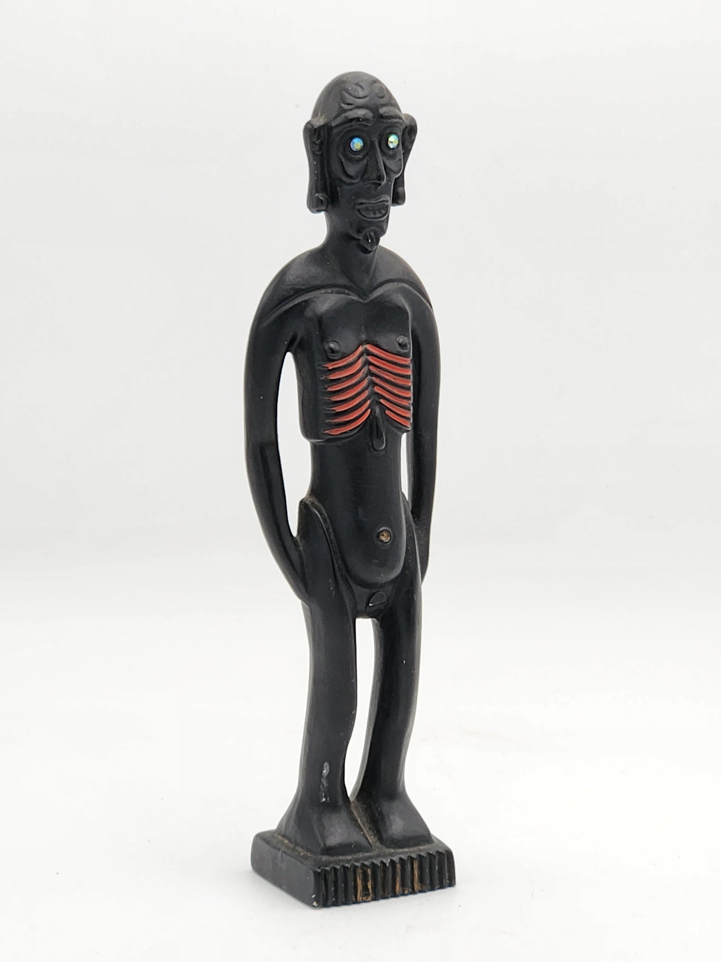 Ceramic Alien signed Philip Quaglino and engraved 1962