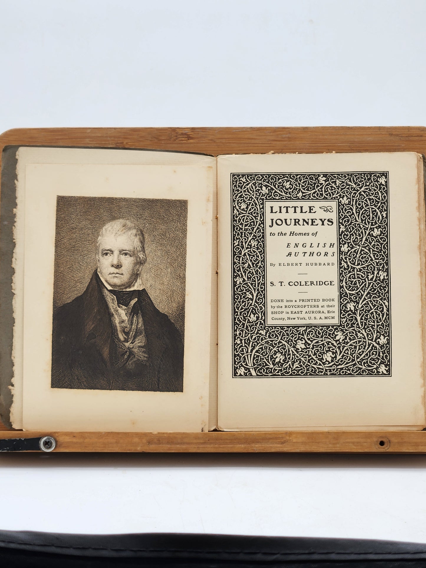 1900 Little Journeys to the Homes of English Authors – S.T. Coleridge by Elbert Hubbard, Roycrofters Press