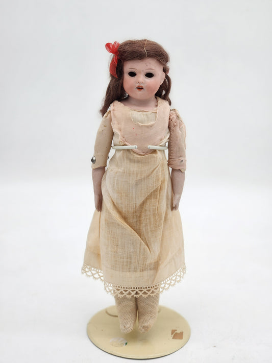 Antique Armand Marseille 370 Bisque Shoulder Head Doll 10/0 M Cloth Body Small