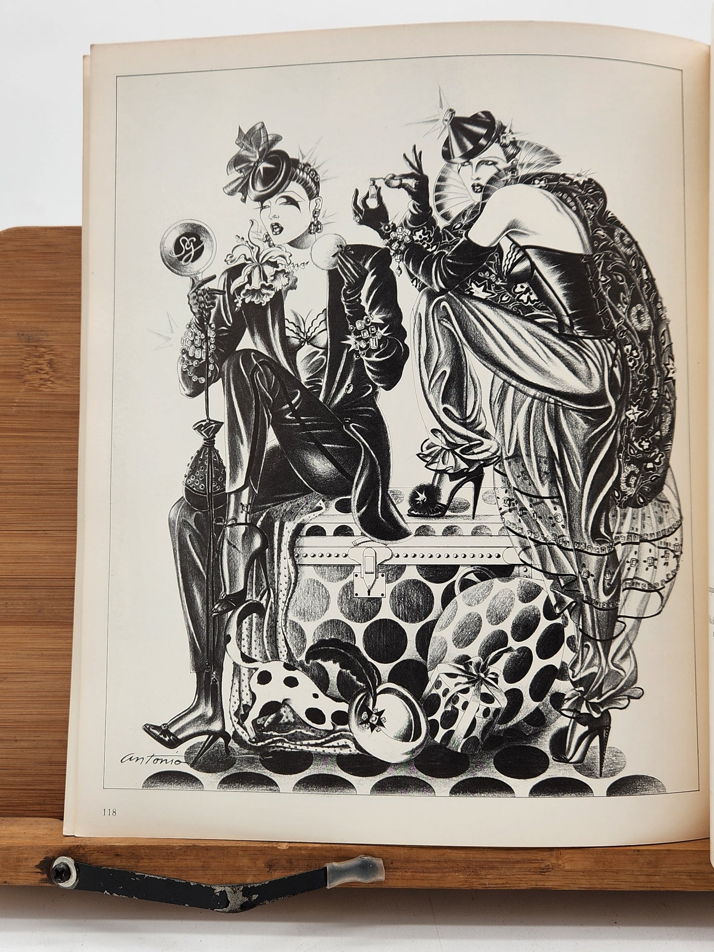 Antonio Lopez “Antonio’s Girls” 1982 1st Edition SIGNED Fashion Illustration Book