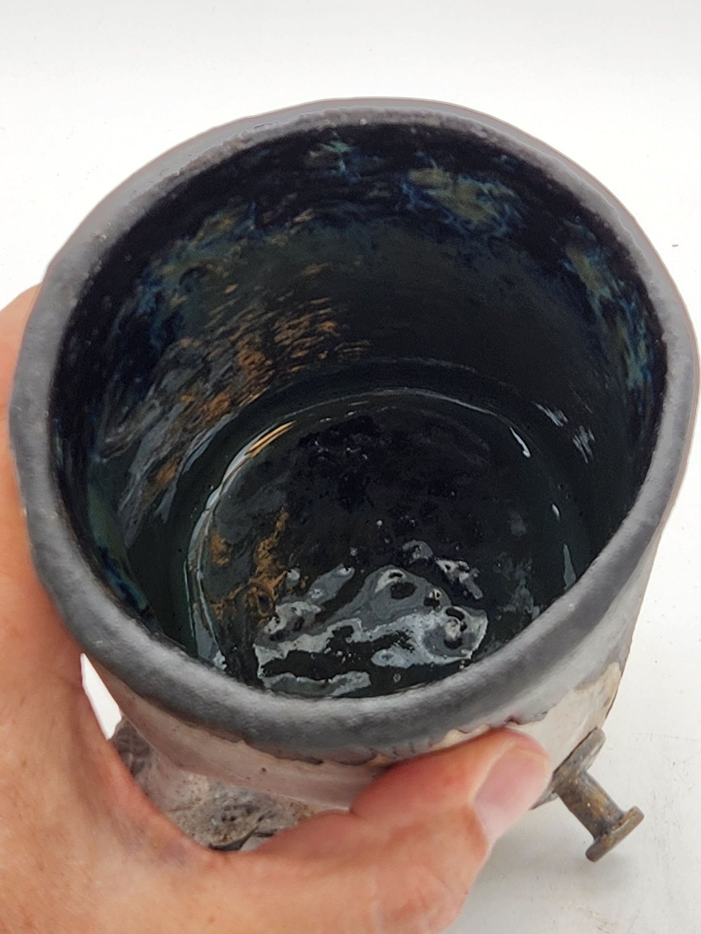 Handcrafted Frankenstein Pot With Lid