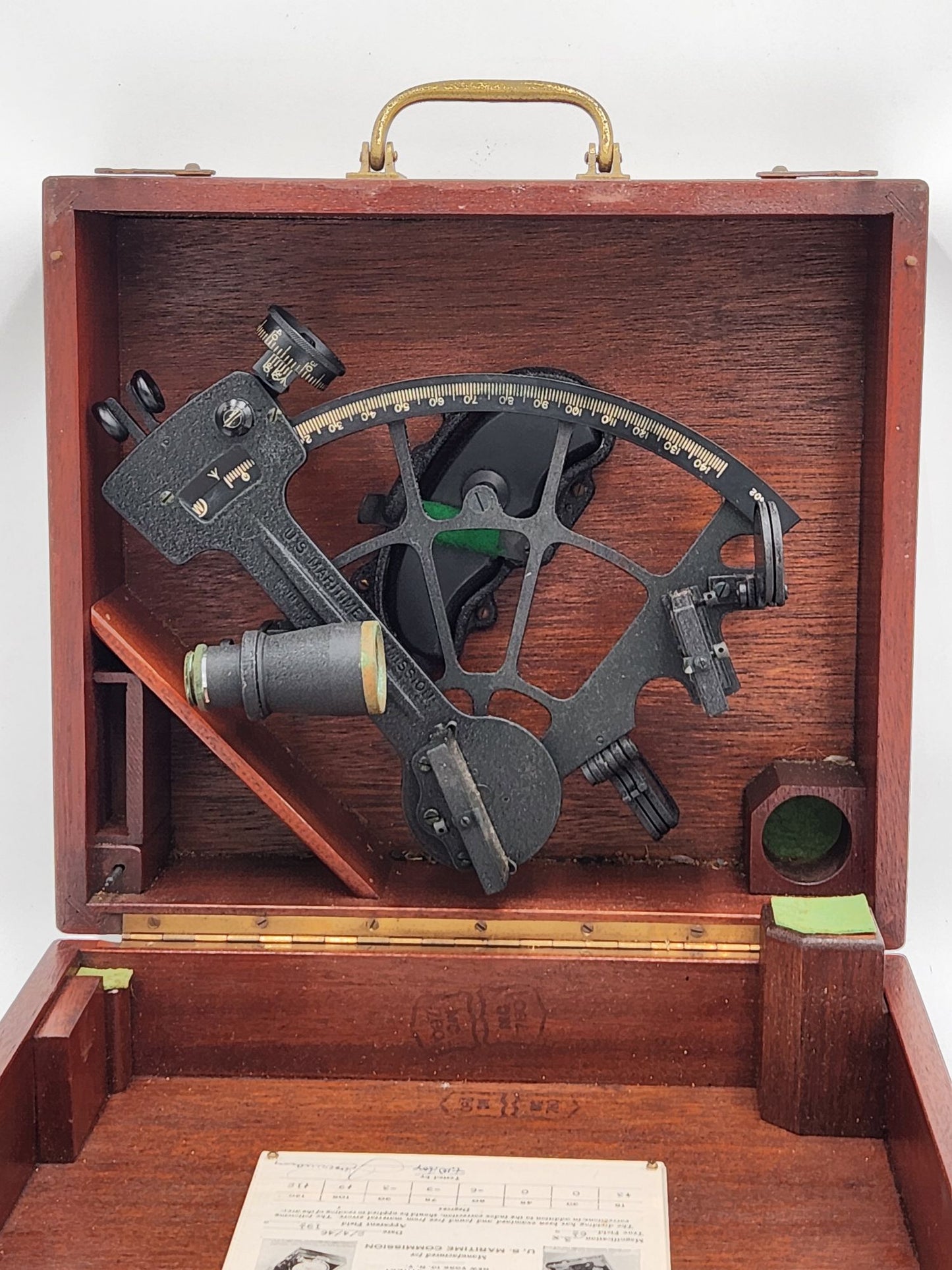 Sextant & Case - 1940s Us Maritime - Roth Bros New York