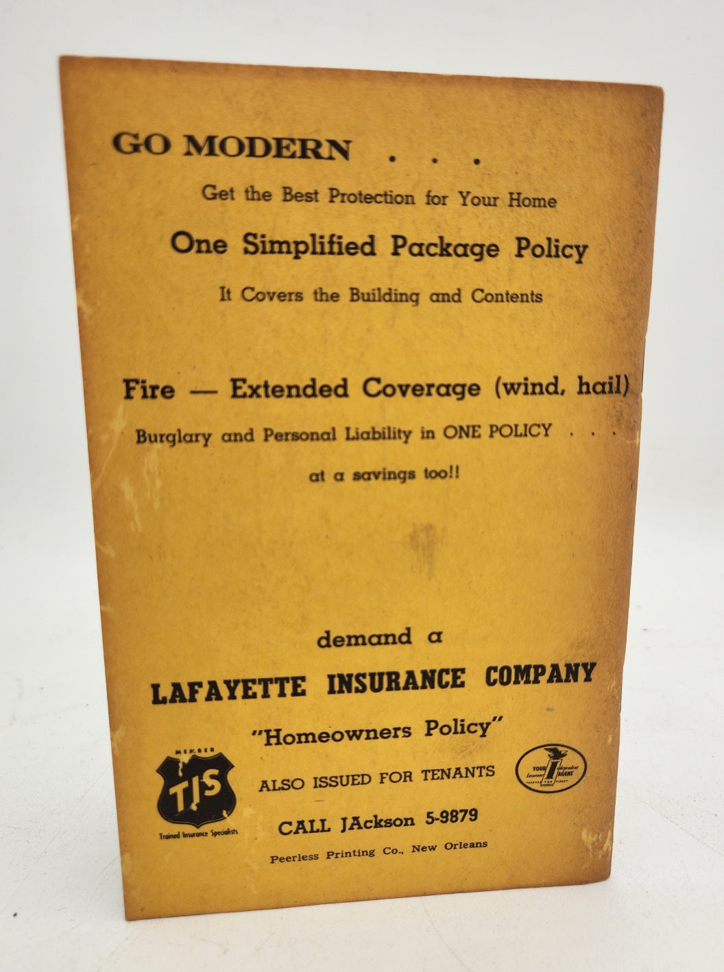 Lafayette Insurance Company Pamphlet