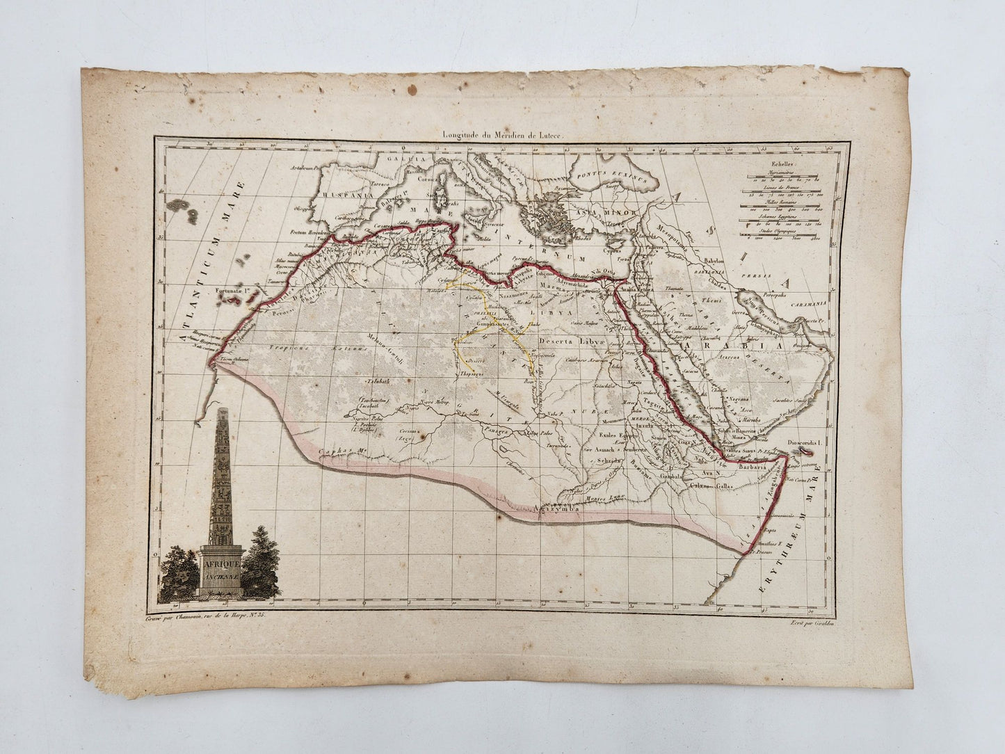 Historic Map - Afrique Ancienne - Ancient Africa, 1812, Conrad Malte-Brun