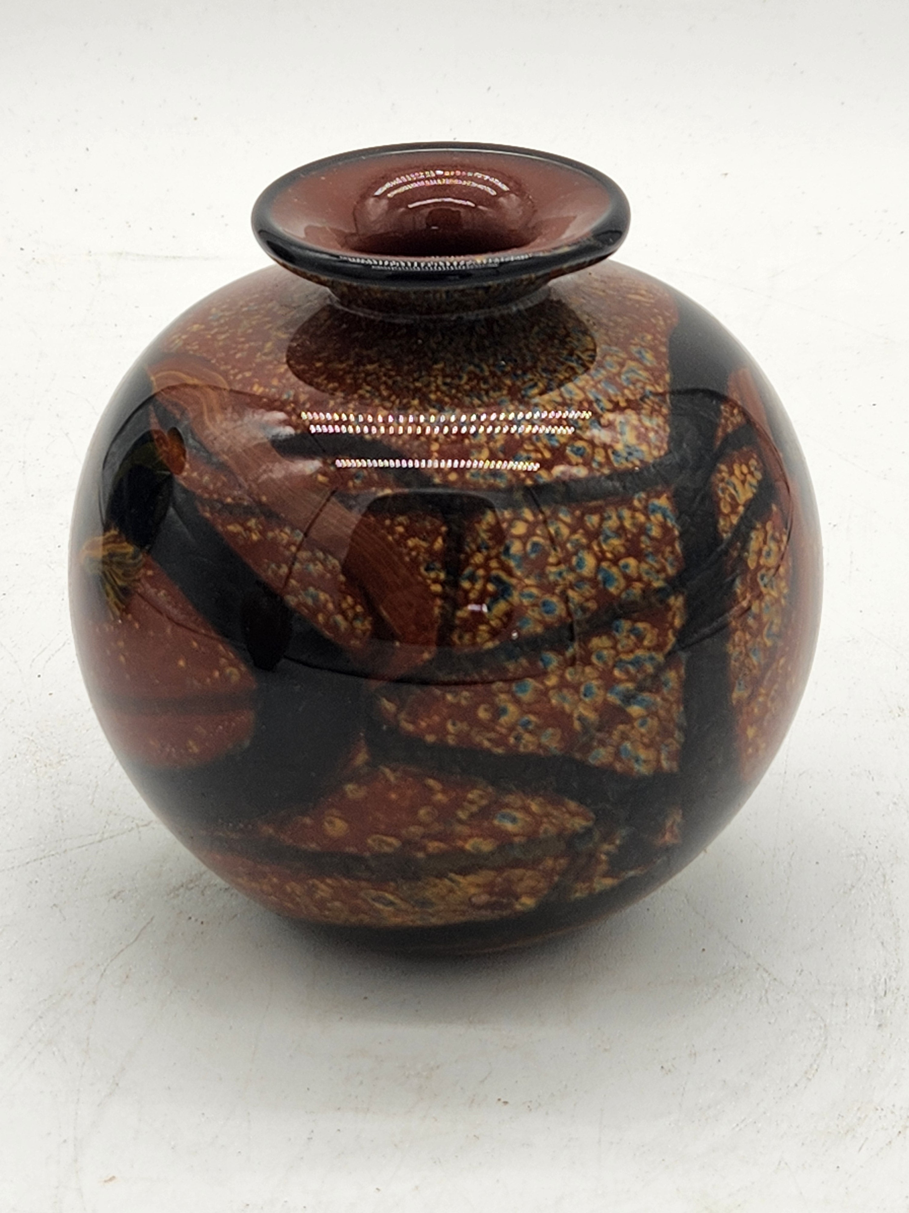 loan nemtoi vase ヴィンテージARTGLASS Ioan Nemtoi Signed Studio Art Glass Vase 5
