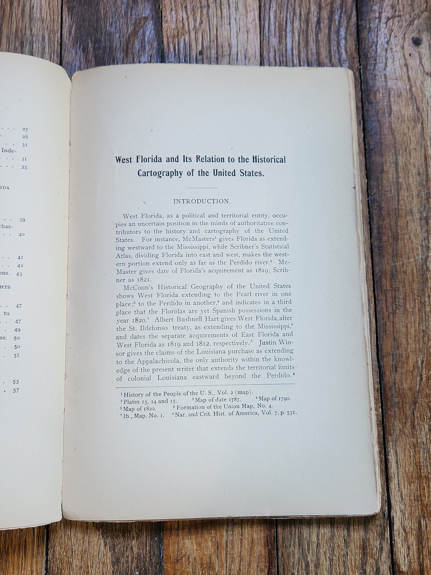 1898 West Florida and Its Relation to the Historical Cartography of the United States — Henry E. Chambers, Johns Hopkins Univ. Press