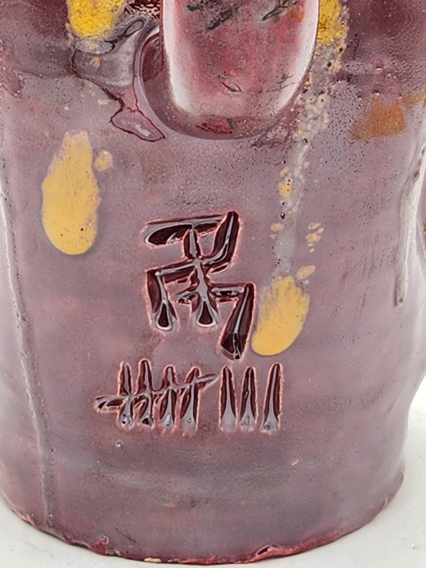 One-of-a-Kind Horned Demon Sculpture – Studio Art Pottery Face Jug – Signed & Marked