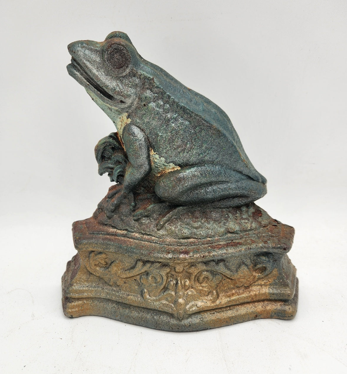 Large Vintage Cast Iron Door Stop