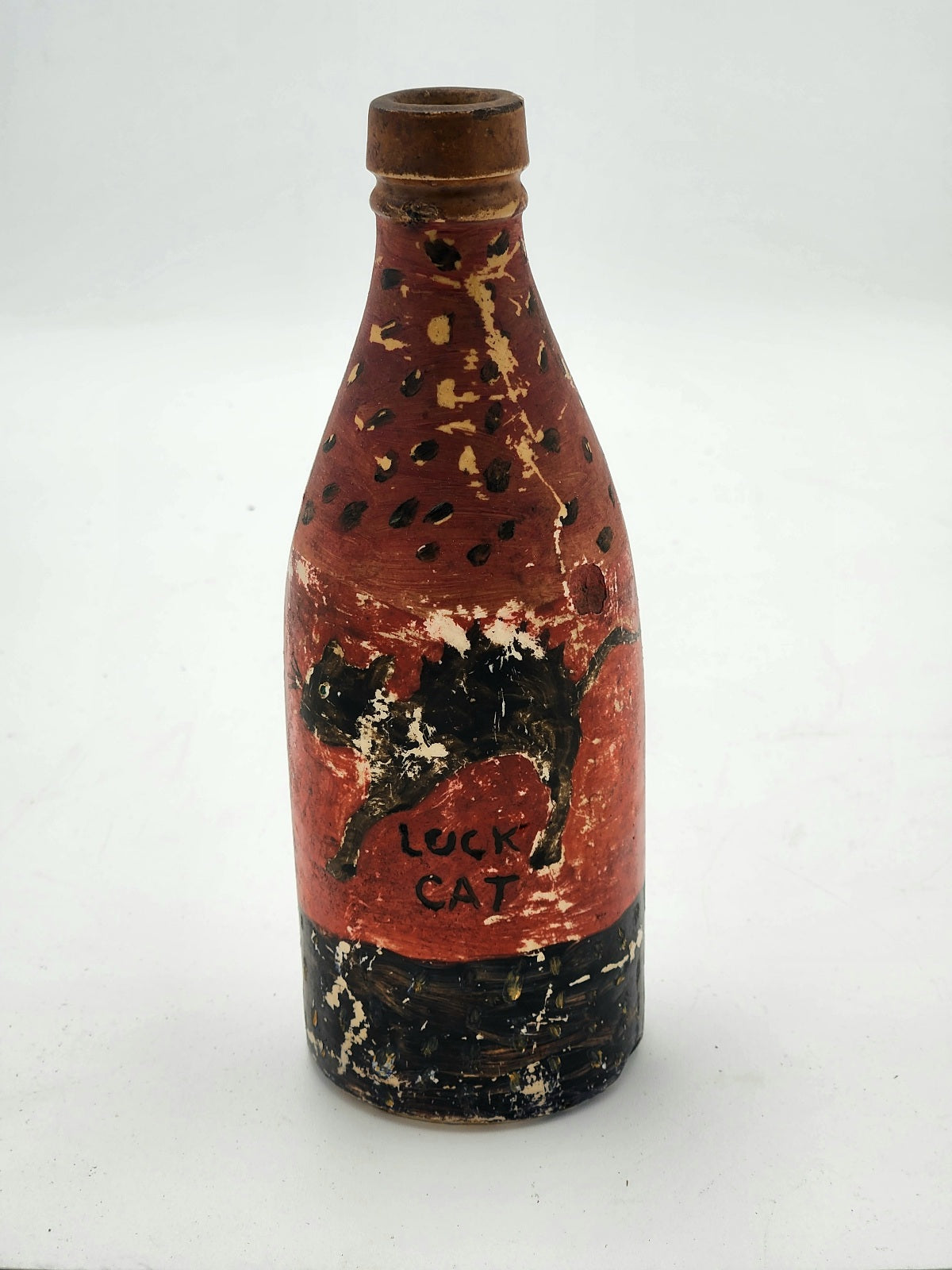 New Orleans Folk Art Bottle