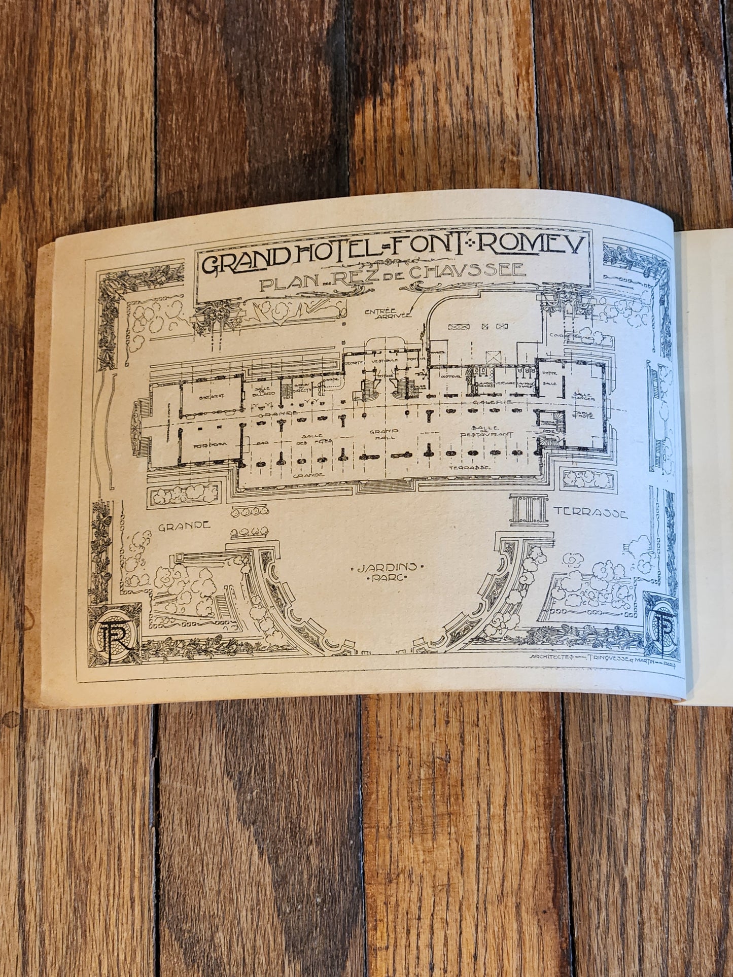 Vintage 1920s Font-Romeu Grand Hôtel Brochure – Pyrenees France Travel Guide w/ Maps & Floor Plans