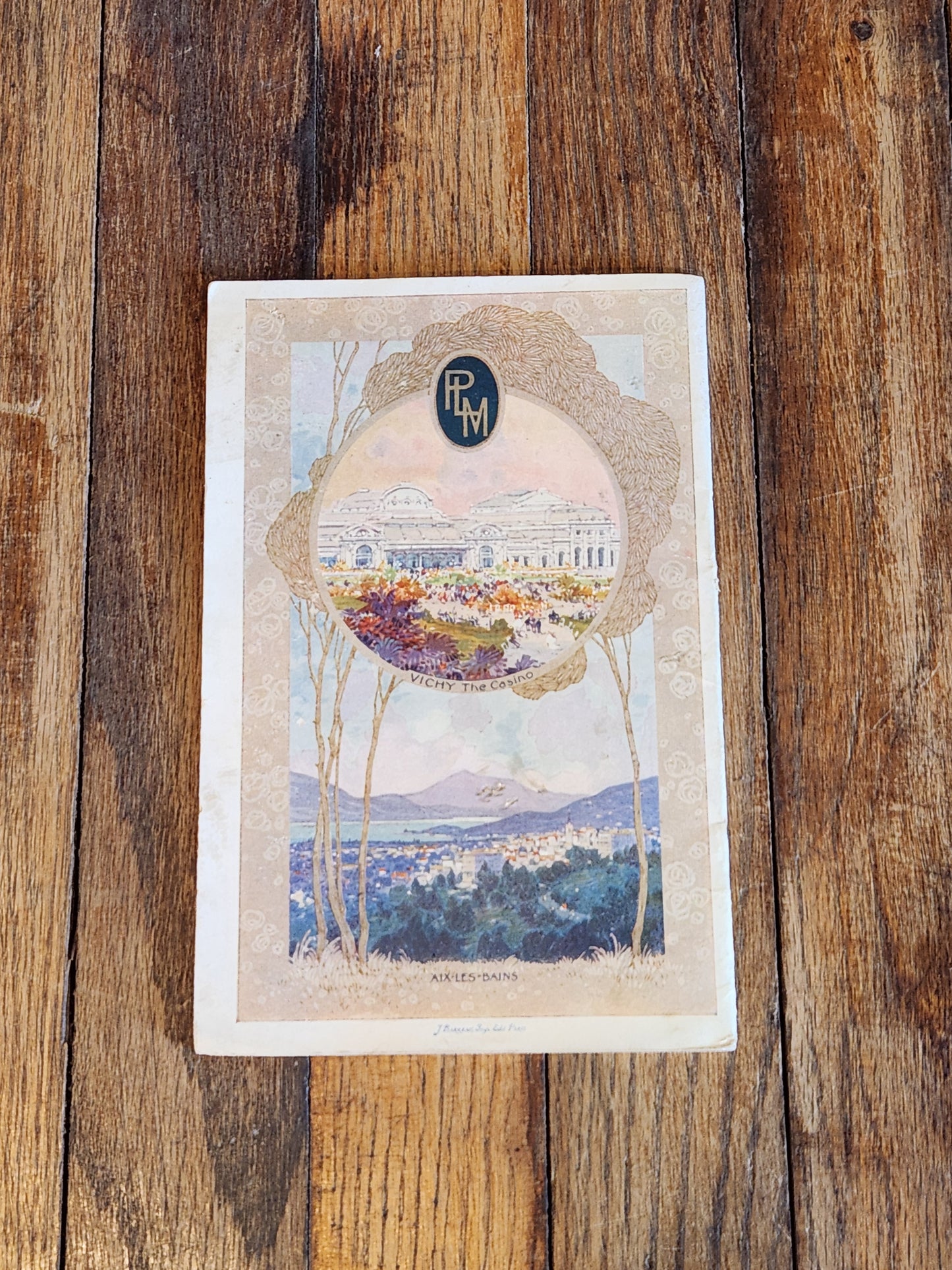 Vintage 1920s Aix-les-Bains & Vichy Travel Brochure – French Health Resorts Tourism Guide NYC Agency
