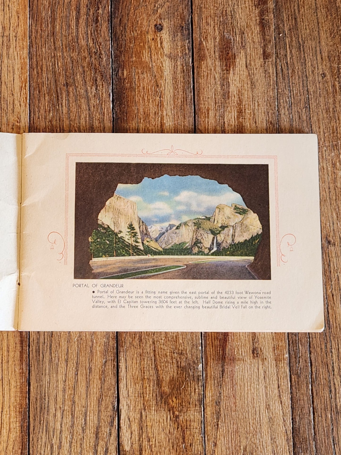 Vintage Yosemite National Park Souvenir Booklet – Western Publishing & Novelty Co. – 1930s–40s Scenic Views