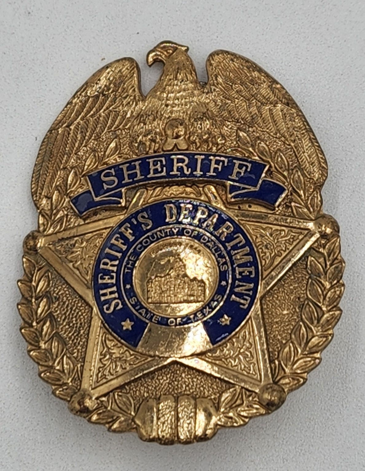 Dallas County Texas Sheriff's Cap Badge