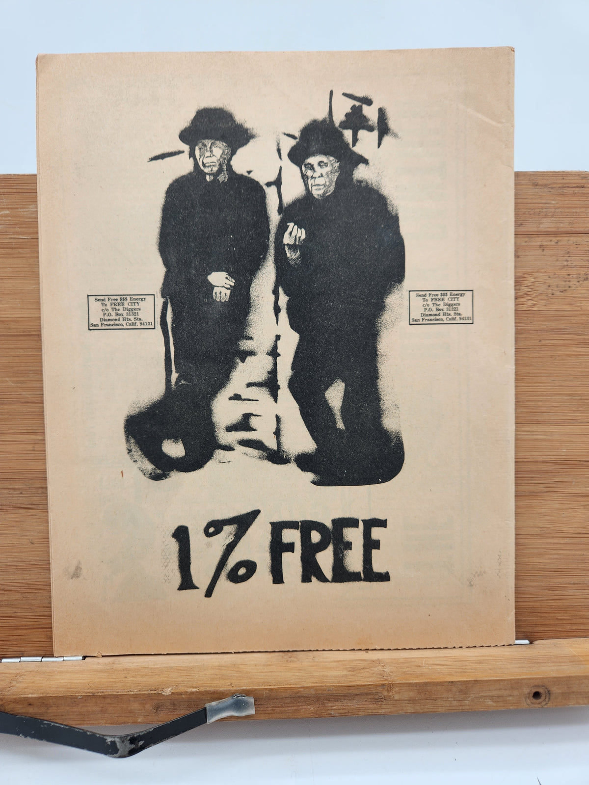 1968 The Digger Papers Haight-Ashbury San Francisco Counterculture Anarchist Rare