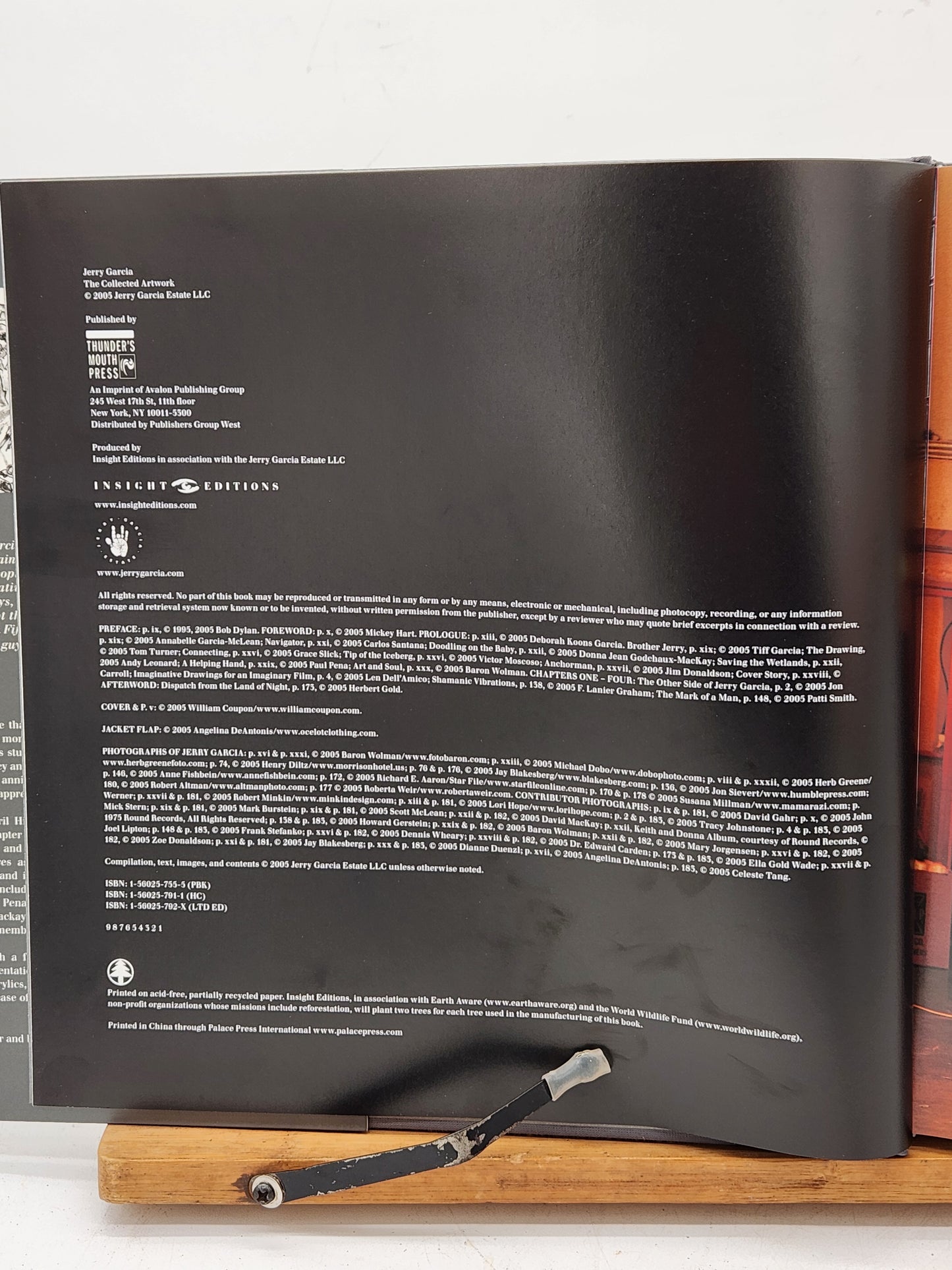 Jerry Garcia The Collected Artwork Museum Edition Box Set + Irish Tree Print 492/500