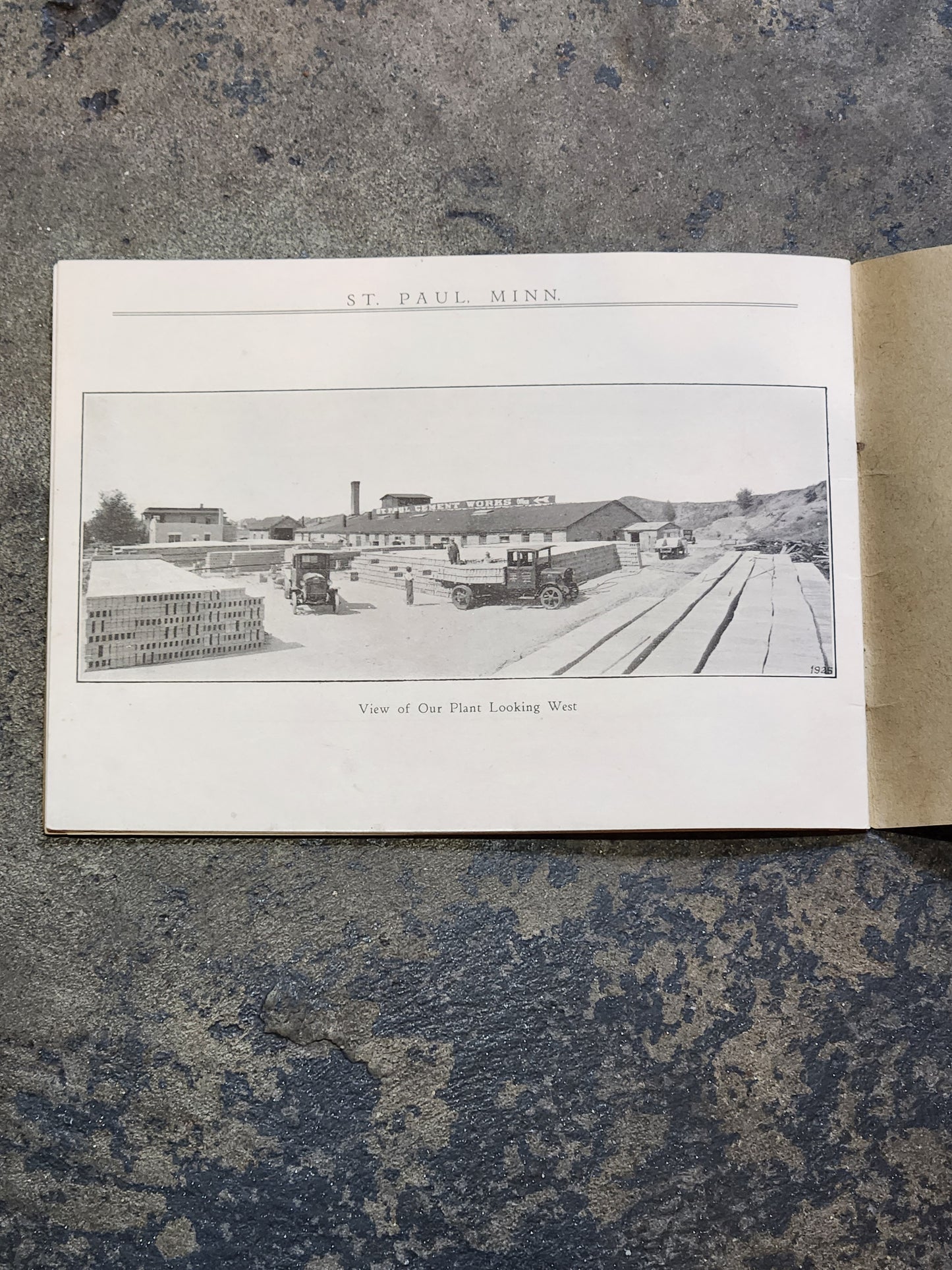 c.1920 Saint Paul Cement Works Catalog | Concrete Bird Baths Cemetery Vases