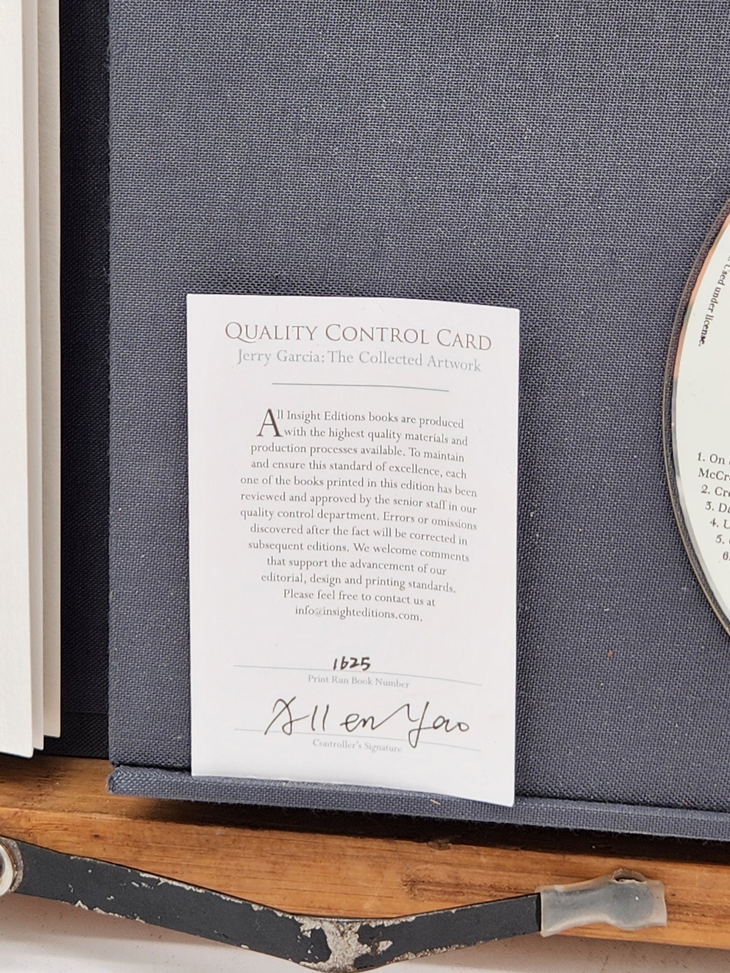 Jerry Garcia The Collected Artwork Museum Edition Box Set + Irish Tree Print 492/500