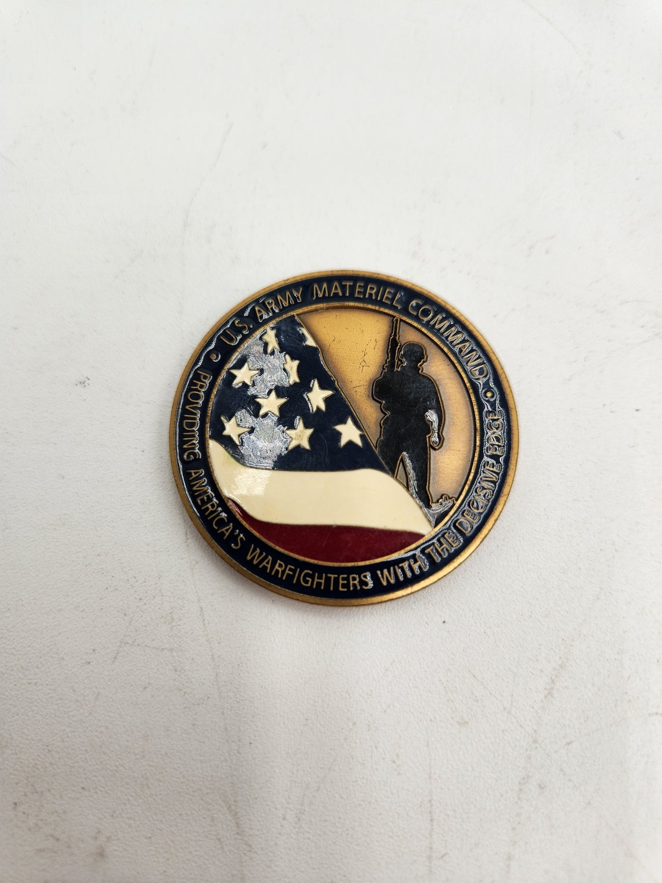 US Army Military Command Presented by the AMC CSM Challenge Coin