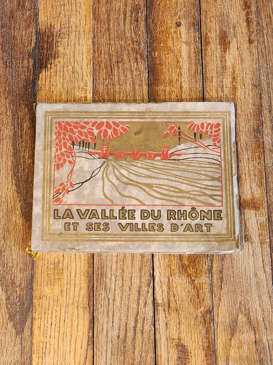La Vallée du Rhône et Ses Villes d’Art – Vintage 1920s French Photo Album PLM Railway, 24 Views
