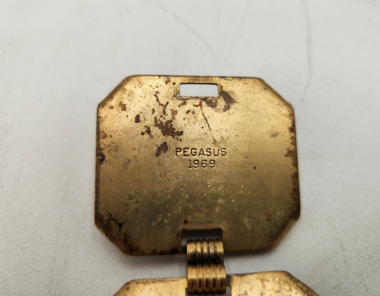 Pegasus 1969 Brass Braclet Mardi Gras Favor