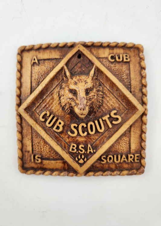 1950s Cub Scout Plaque