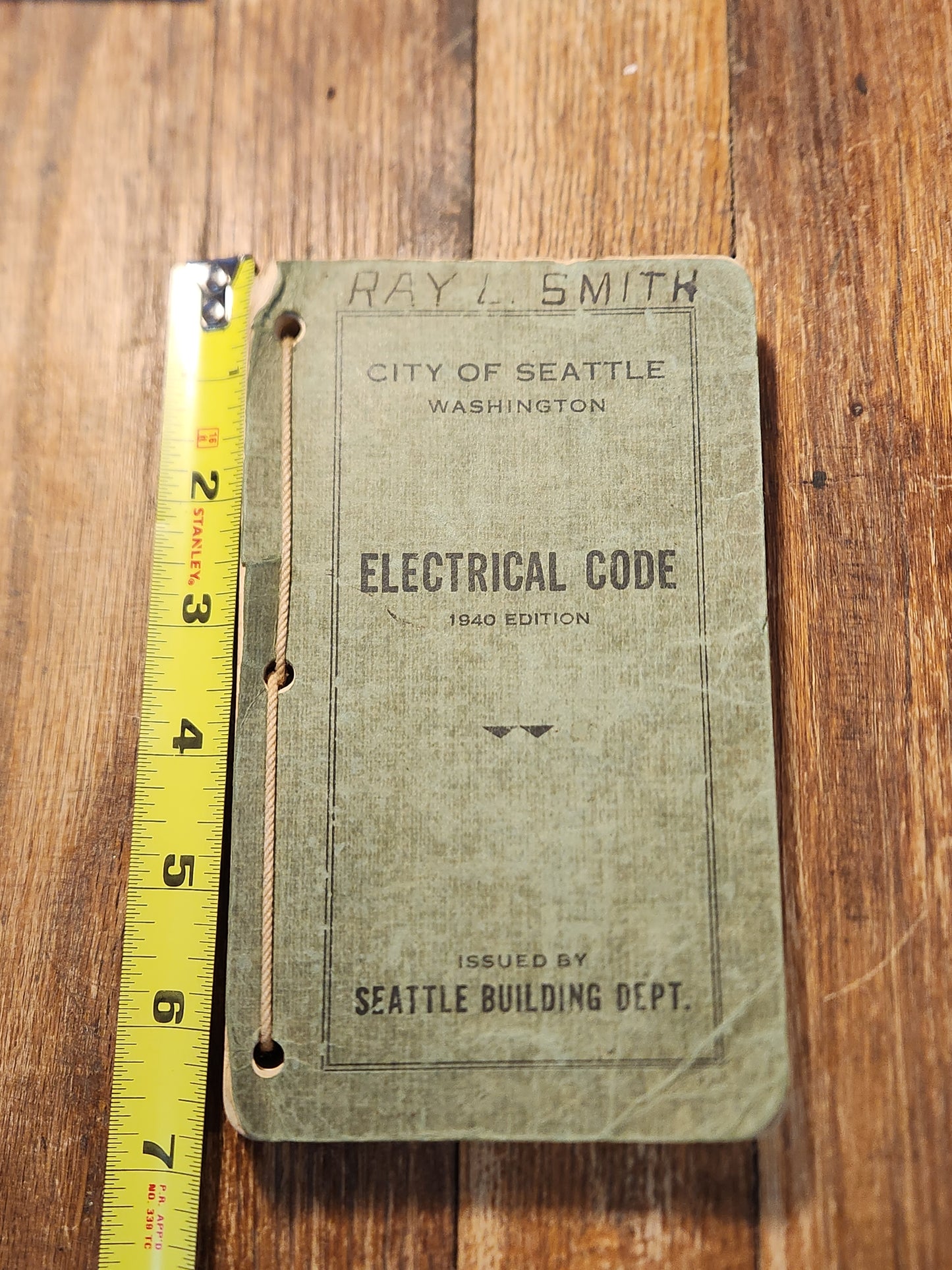 City of Seattle Electrical Code 1940 Edition