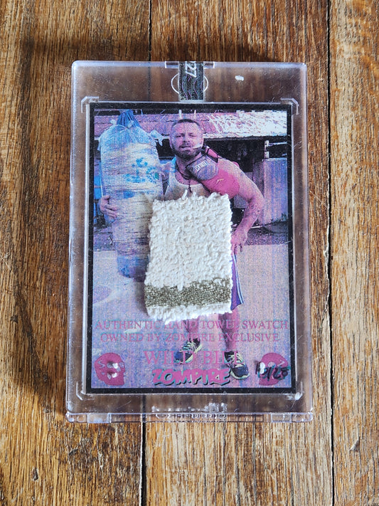 "Wild Bill" Holbert, Prison Relic, Hand Towel Swatch, 18/25 Zompire