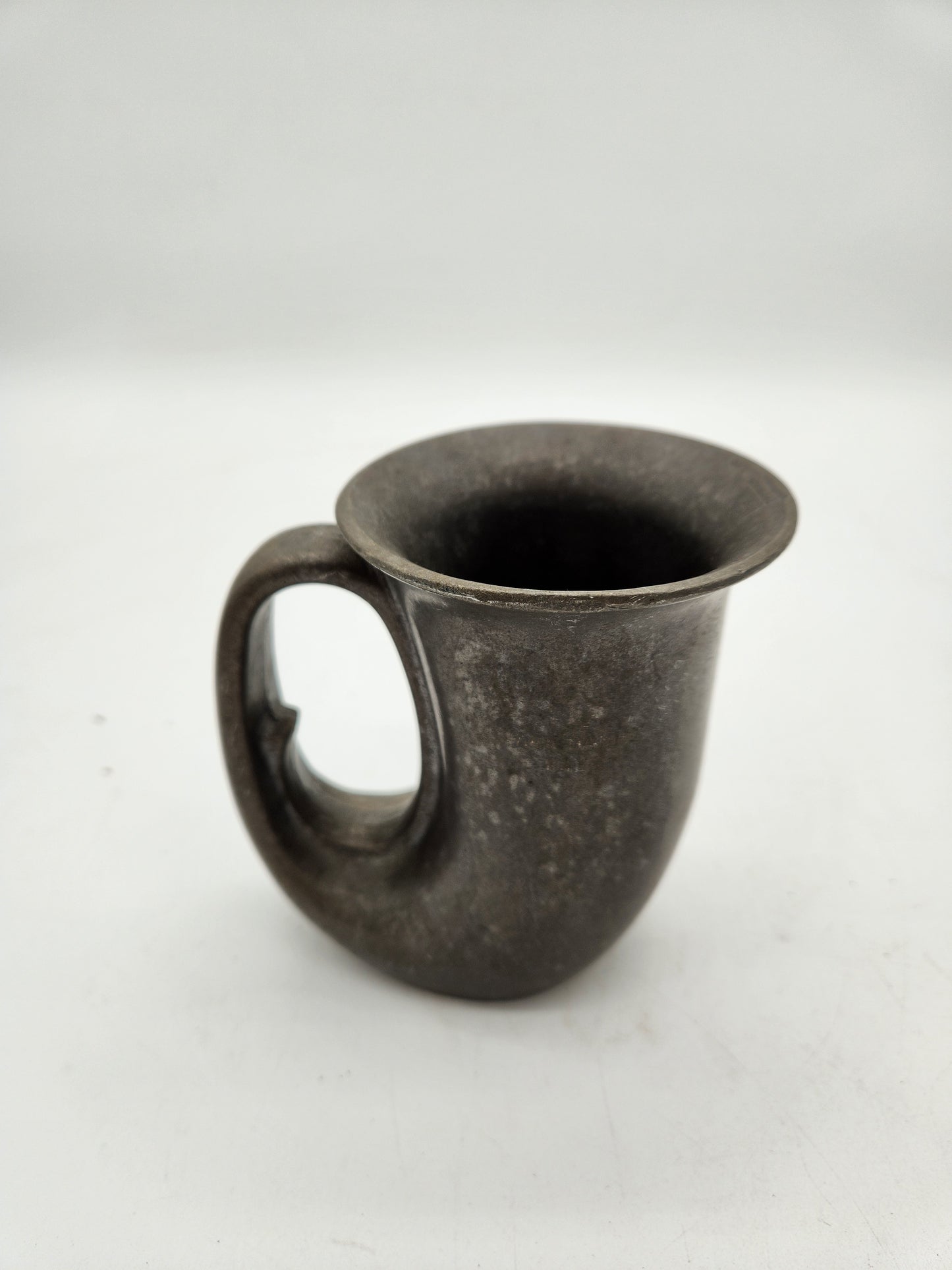 Vintage Jack Daniel Hays Texas Ranger Commemorative Metal Mug – Unusual Loop Handle Design