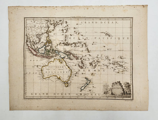 Historic Map - Australasia, 1812, Conrad Malte-Brun