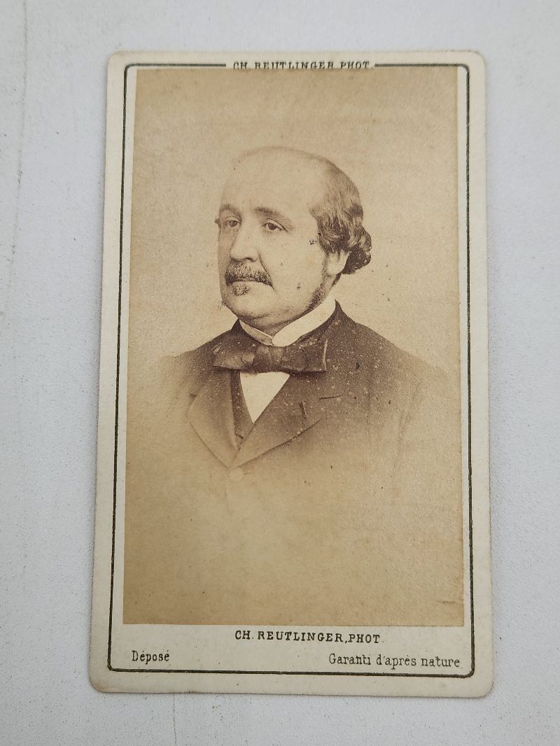 Albert Duque de Broglie French Royalty CDV Carte De Visite 1890 Photo